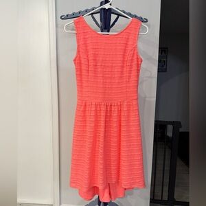 Lilly Pulitzer Coral Swing Dress Size Small